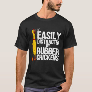 Camiseta Frango de Borracha Facilmente Distraído  Passarinh