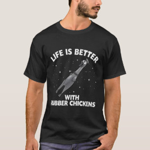 Camiseta Frango De Borracha Para Brinquedo De Frango