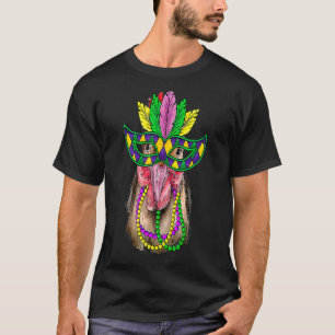Camiseta Frango de Carnaval Usa Máscara Animal de Fazenda
