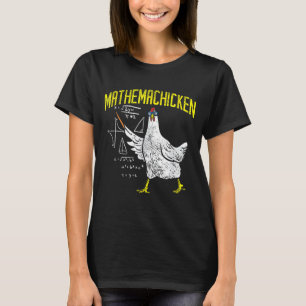 Camiseta Frango de matemática nerd professor de álgebra Fra