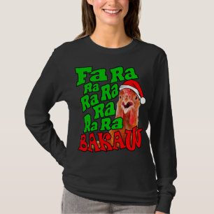Camiseta Frango de Natal Caroling Fa Ra Ra Feia Natal Feio