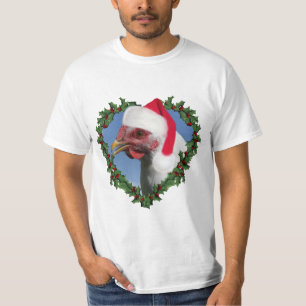 Camiseta Frango de Natal * Rocha Branca de Plymouth