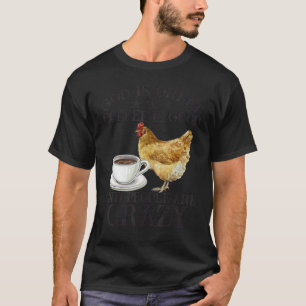 Camiseta Frango Deus É Ótimo Café é Bom Pessoas São Loucas