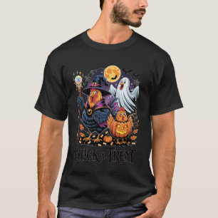 Camiseta Frango Docinho ou Travessura Fantasia Divertida de