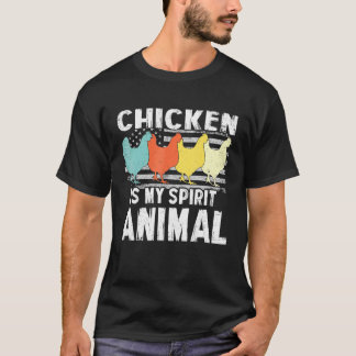 Camiseta Frango é o meu animal espiritual bandeira american