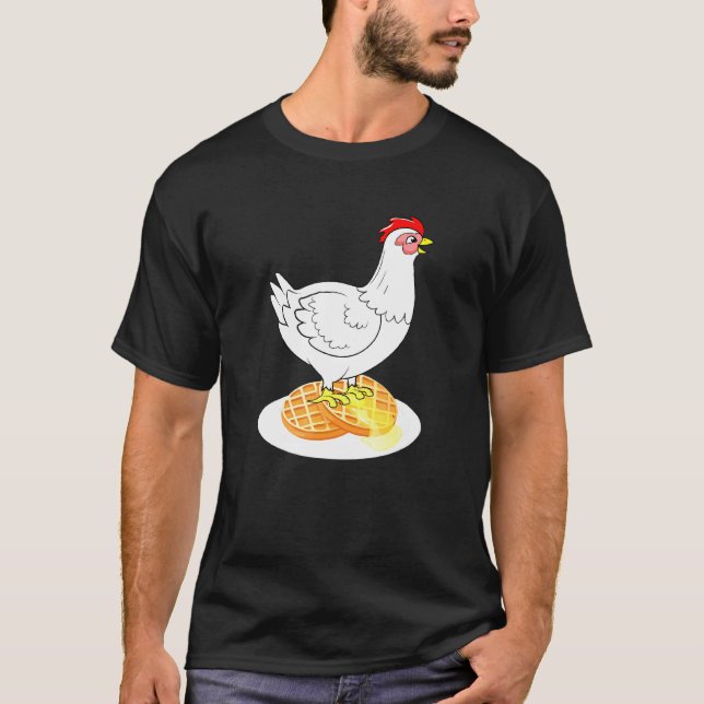Camiseta Frango E Waffles (Frente)