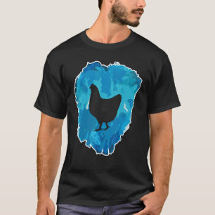 Camiseta Frango Em Um Bloco De Gelo Para a Eternidade