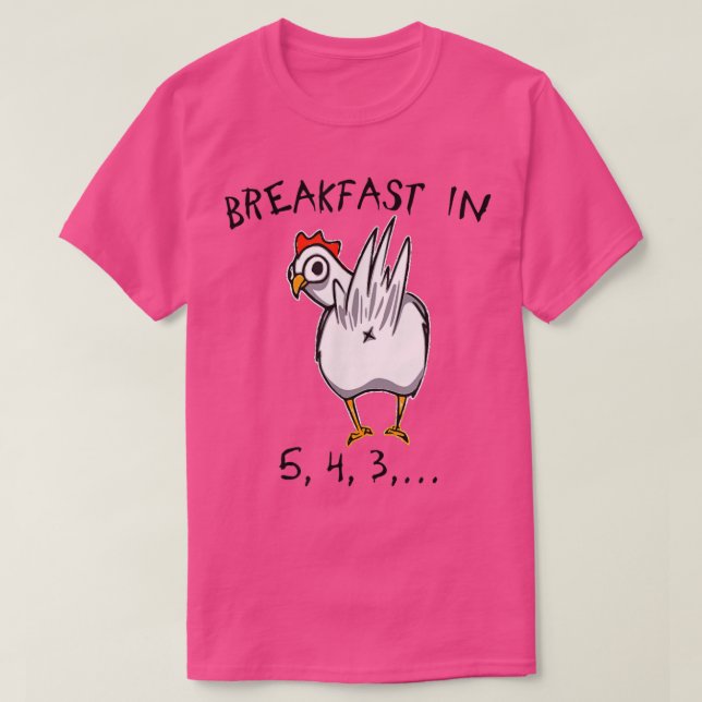 Camiseta Frango Engraçado Chicken Bumbum (Frente do Design)