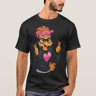 Camiseta Frango Engraçado Com Sinal de Paz Gles Frango Louc