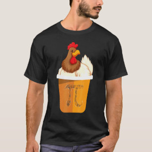 Camiseta Frango Engraçado Dia do Pi 3 14 Professor de Matem