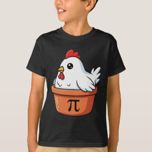 Camiseta Frango Engraçado Dia do Pi Torta Amantes de Matemá