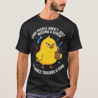 Camiseta Frango Engraçado Dizendo Algumas Pessoas Não São A