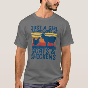 Camiseta Frango Engraçado Para Meninas Ir Para Rapariga Pa