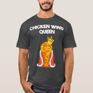 Camiseta Frango Engraçado Wing FanQueen