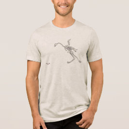 Camiseta Frango Esquelético de Halloween