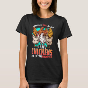 Camiseta Frango Eu Não Tenho Patos Em Fila Eu Tenho Frangos