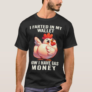 Camiseta Frango - Eu Peidou Na Minha Carteira Agora Eu Tenh