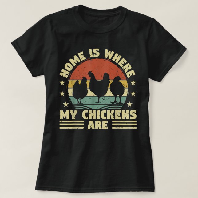 Camiseta Frango Eu Só Quero Beber Café Comer Meu Frango (Frente do Design)