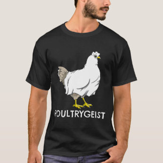 Camiseta Frango Fantasma Poultrygeist Pun Galinha Agriculto