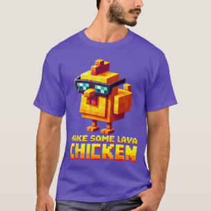 Camiseta Frango Faz Alguma Arte Piel Divertido Jogo Humor M