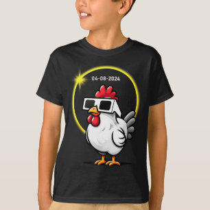 Camiseta Frango Fofo Eclipse Solar 8 de Abril