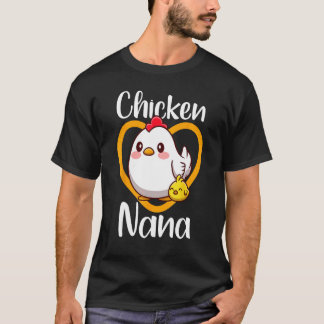 Camiseta Frango Fofo Nana Frango Família Fazendeiro Aves Ma