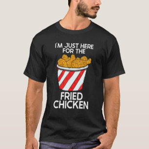 Camiseta Frango Frito Frango Quente Comida Lanche Frito 1