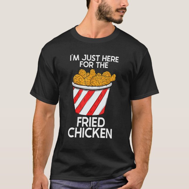 Camiseta Frango Frito  Frango Quente Comida Lanche Frito  1 (Frente)