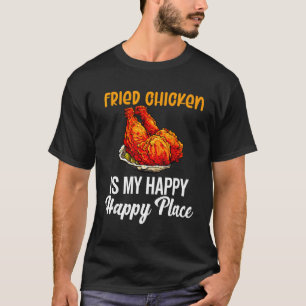 Camiseta Frango Frito Homens Mulheres Asas de Frango Comida