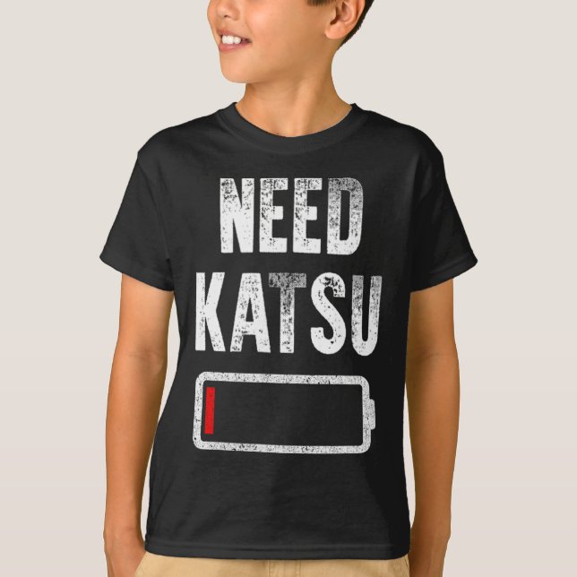 Camiseta Frango Frito Japonês Katsu Precisa de Mais Comida  (Frente)