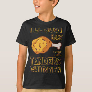 Camiseta Frango Frito Marinado Suculento Refeição Empanada