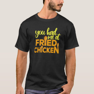 Camiseta Frango Frito Você Me Conquistou Com Frango Frito