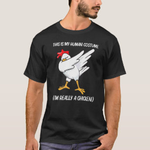 Camiseta Frango Legal Para Homens Mulheres Dabbing Aves Dom