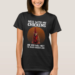 Camiseta Frango Legal Para Mulheres Meninas Mãe Criadora de