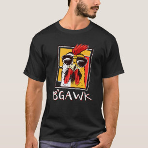 Camiseta Frango Louco Galo De Óculos De Sol Bgawk Frango