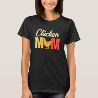 Camiseta Frango Mãe Fazendeira Cacarejando Mamãe Sempre Fra