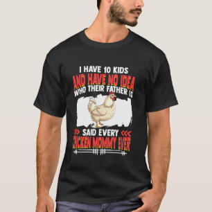 Camiseta Frango Mamãe Sempre Fazendeiro Fazendo Agricultura