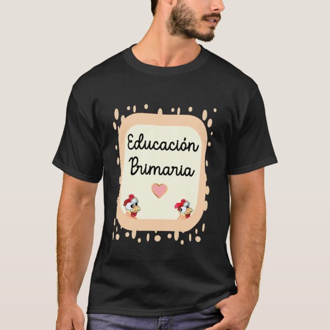 Camiseta Frango Mexicano Espanhol Escola Primária Volta- (Frente)