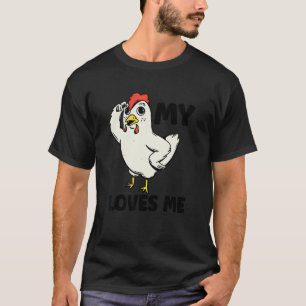 Camiseta Frango Minha Tia Me Ama pelo Sobrinho e Sobrinha
