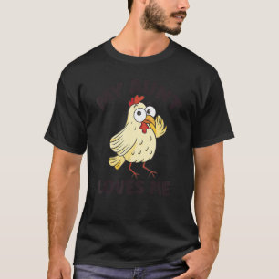 Camiseta Frango Minha tia me ama pelo sobrinho e sobrinha 5