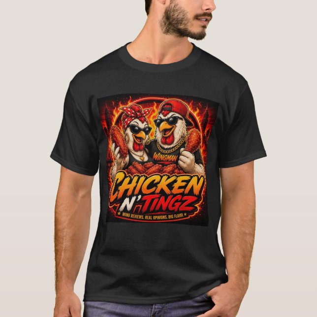 Camiseta frango N' tingz (Frente)