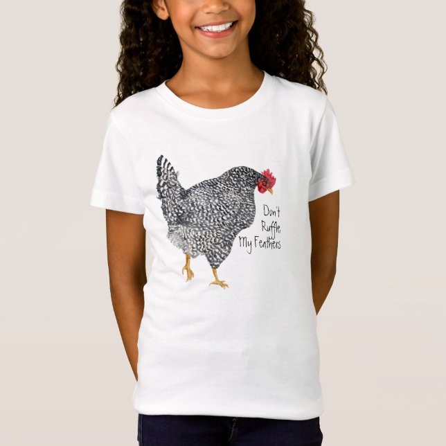 Camiseta Frango "Não Enfraqueie a minha pena" (Frente)