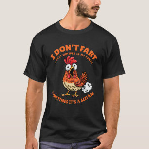 Camiseta Frango Não Peida Só Sussurra Nas Minhas Calças Pia