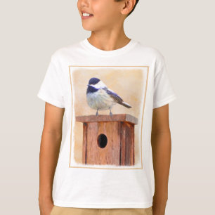 Camiseta Frango no Birdhouse Painting Arte Original de Pás
