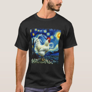 Camiseta Frango Noite Estrelada Frango