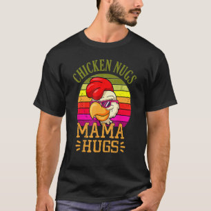 Camiseta Frango Nugs E Abraços Da Mamãe Dia Das Mães