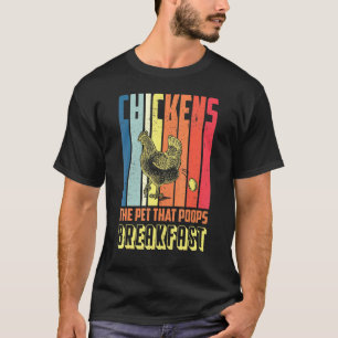 Camiseta Frango O Pet Que Caga Café da Manhã