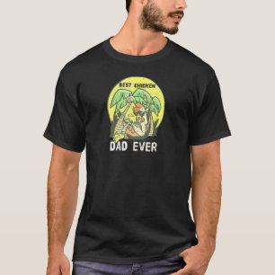 Camiseta Frango Papa Melhor Pai de Frango de Sempre E Coles