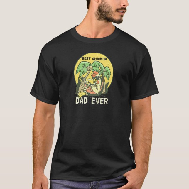 Camiseta Frango Papai Melhor Pai de Frango Já e Colars Chic (Frente)