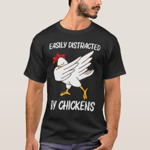 Camiseta Frango Para Homens Mulheres Aves Galo Ovo